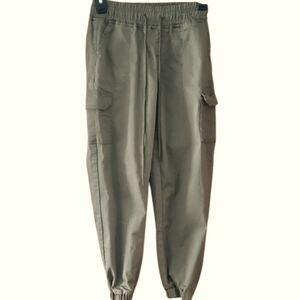 Telepatia‎ Womans Size 25 Olive Jogger Cargo Pants
